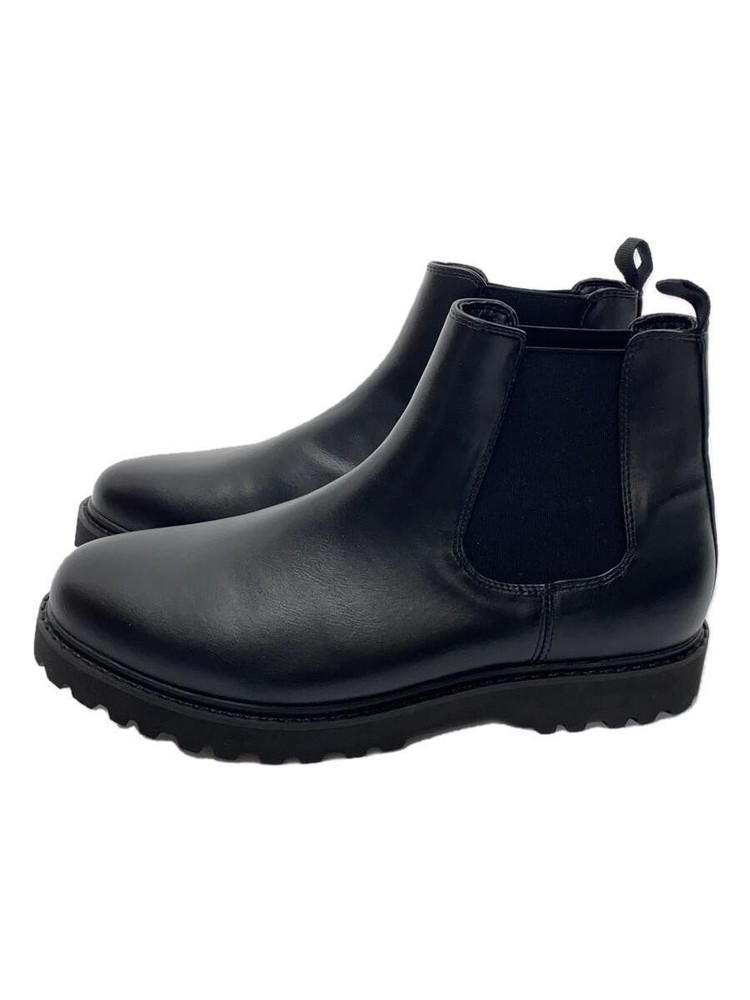 Global Work Side Gore Boots Men Black Fashion Leather 6806