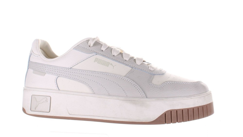 PUMA Womens Carina Beige Fashion Sneaker Size 9 (7811256)