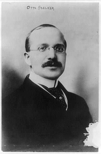 Photo:Otto Foelker Portrait Bust Facing Right 1900s