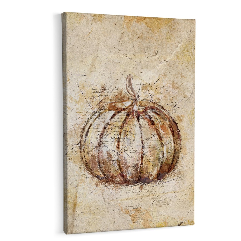 Fall Decorations For Home,Fall Wall Art Canvas,Fall Autumn Pumpkin Canvas Wal...
