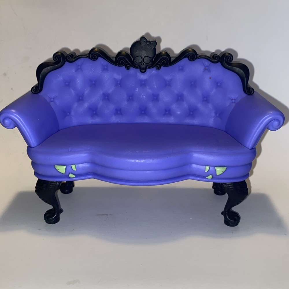 Monster High Doll G3 Coffin Bean  Spooky Cafe Purple Black Couch/ Sofa Only
