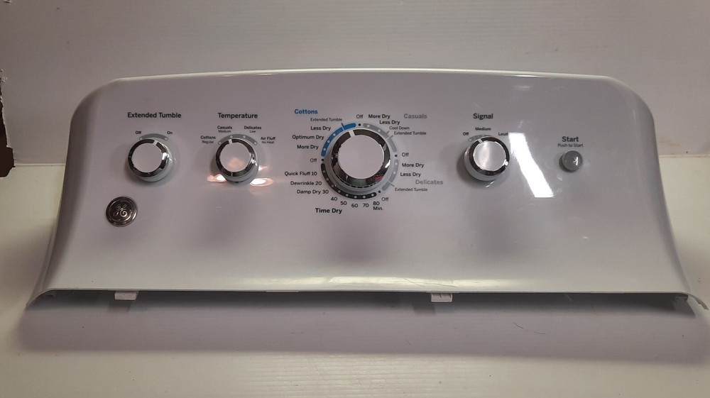 OEM Genuine GE Dryer Control Panel Used, For Parts Only