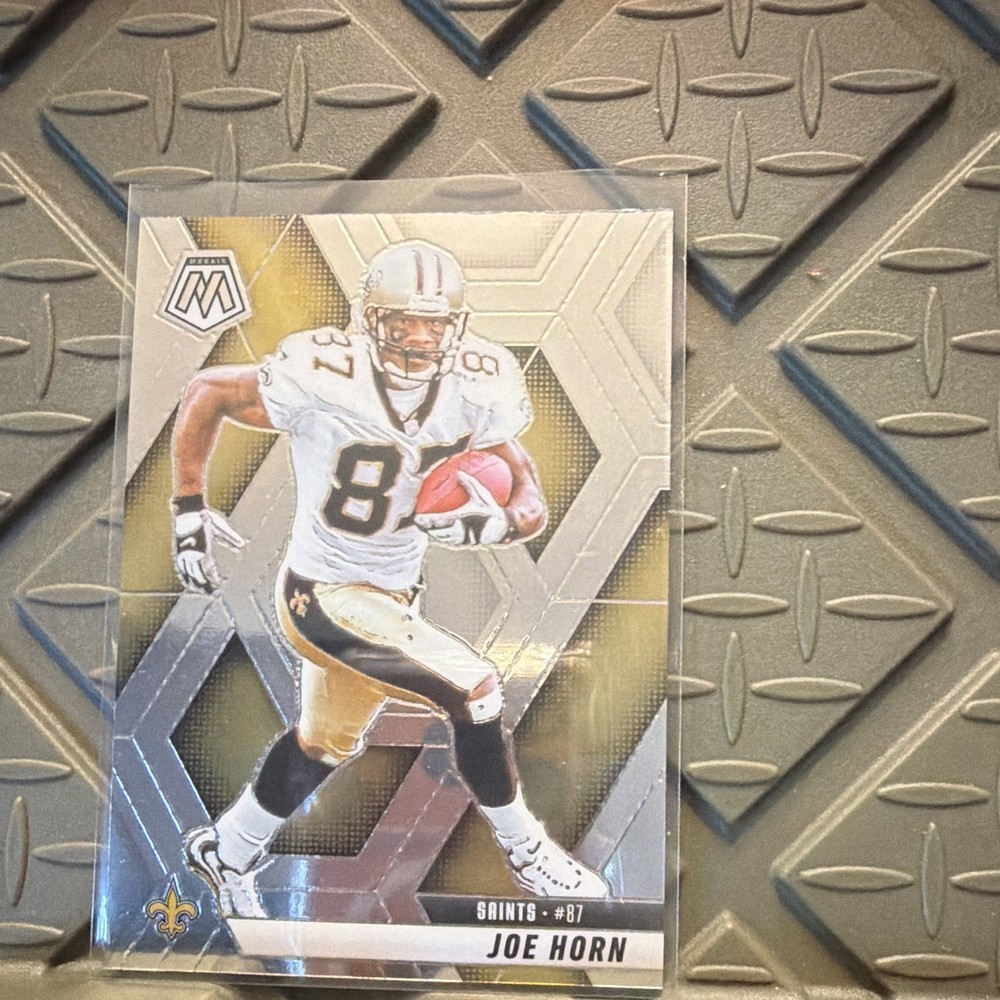 Panini 2025 Mosaic NFL New Orleans Saints 2-Card Lot Joe Horn #174 + Kamara #188