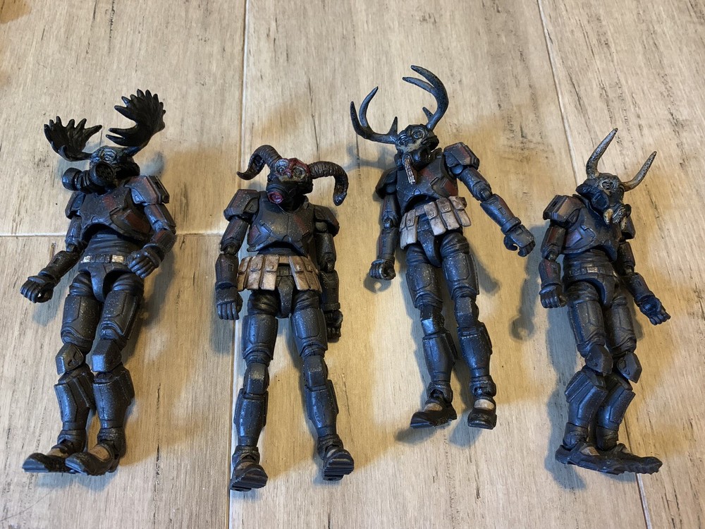 Acid Rain Phantom Teams A and B 1/18th Scale Action Figures - Super Rare!-image