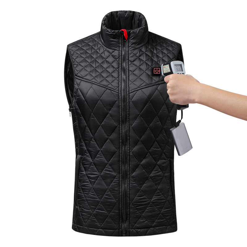 USB Heated Vest for Women - Winter Windproof Body Warmer Jacket
