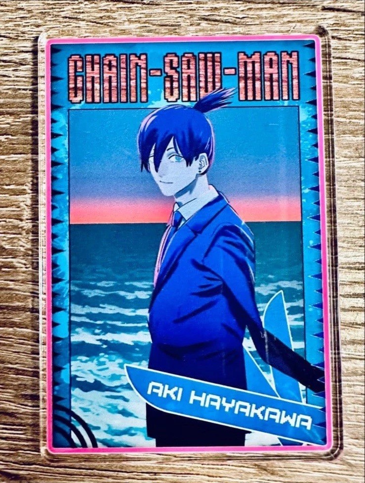 Chainsaw Man Thick Acrylic Trading Card - Aki Hayakawa - Jump Festa