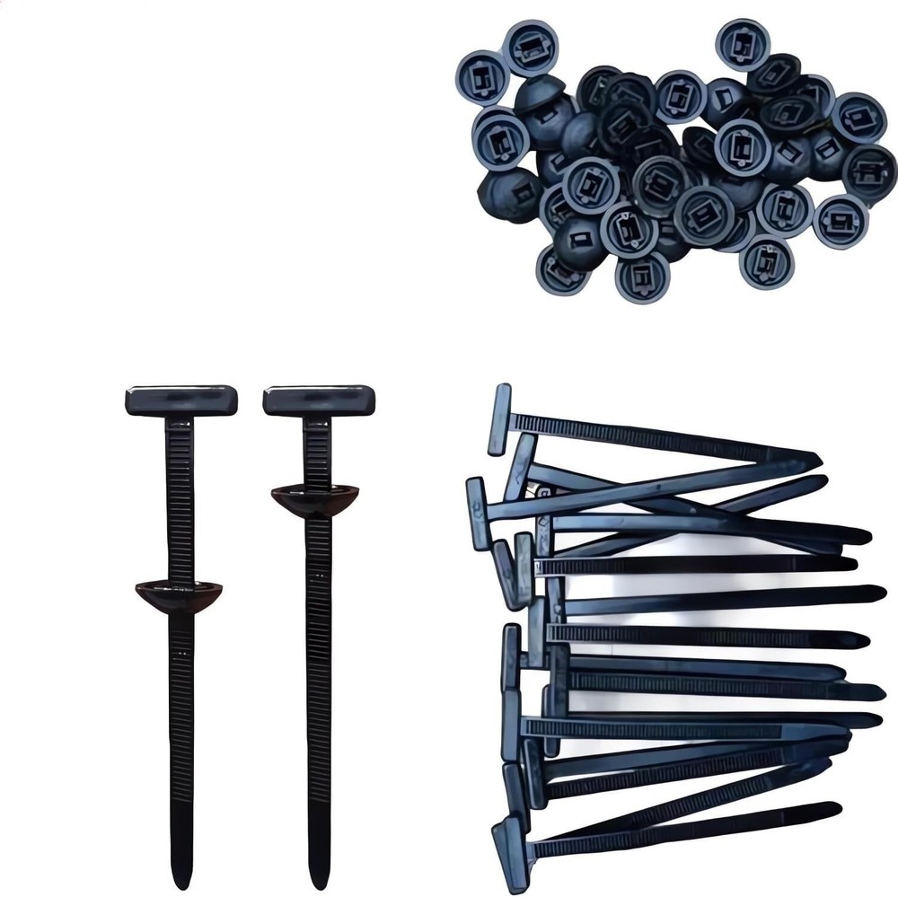 50PCS Heavy-Duty UV-Resistant Nylon Self-Locking Cable Ties 2026