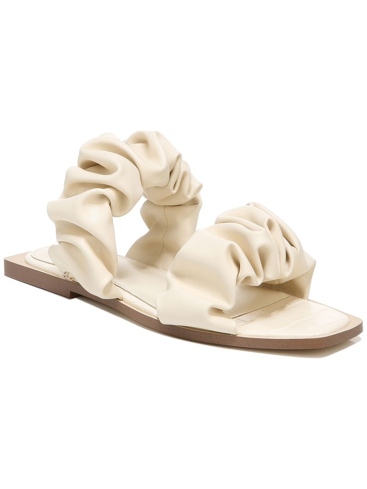 Sam Edelman Circus Ivory Croc Iggy Slide Sandals Women's Size 5.5 M