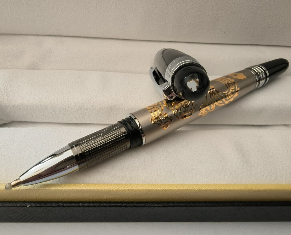 Deluxe Walker Series Gold Painting Color Rollerball Pen No Box #6