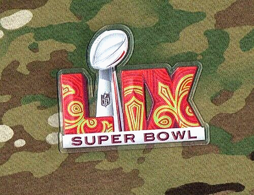 SUPER BOWL LIX CHIEFS vs EAGLES 2.9.2025 NEW ORLEANS ⭐PLASTIC⭐ iron/sew-on PATCH