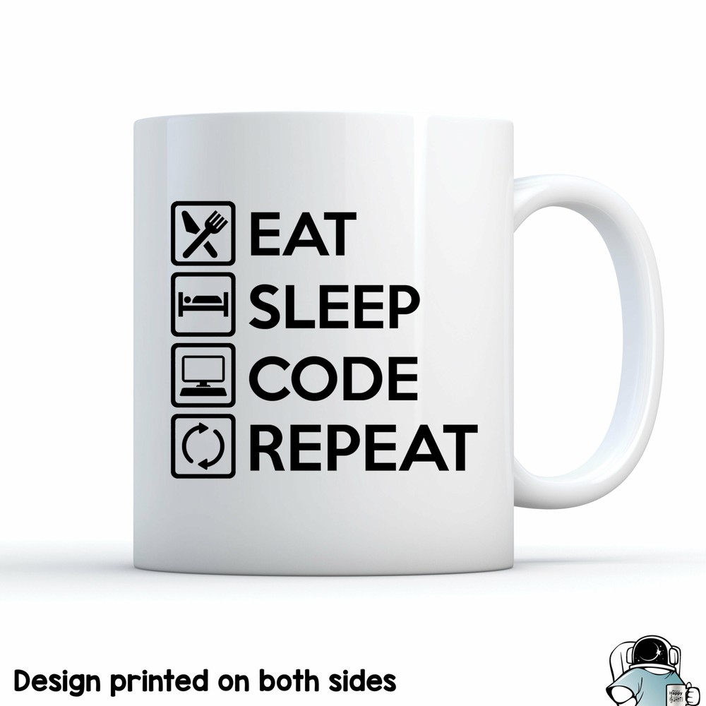 Code All Day Mug for Programmers & Tech Lovers - Perfect CS Gift