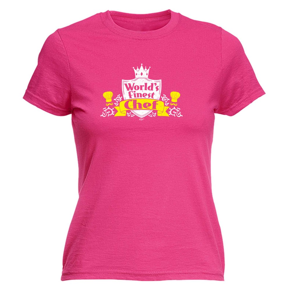 Worlds Finest Chef - Womens T Shirt Funny T-Shirt Novelty gift tshirt