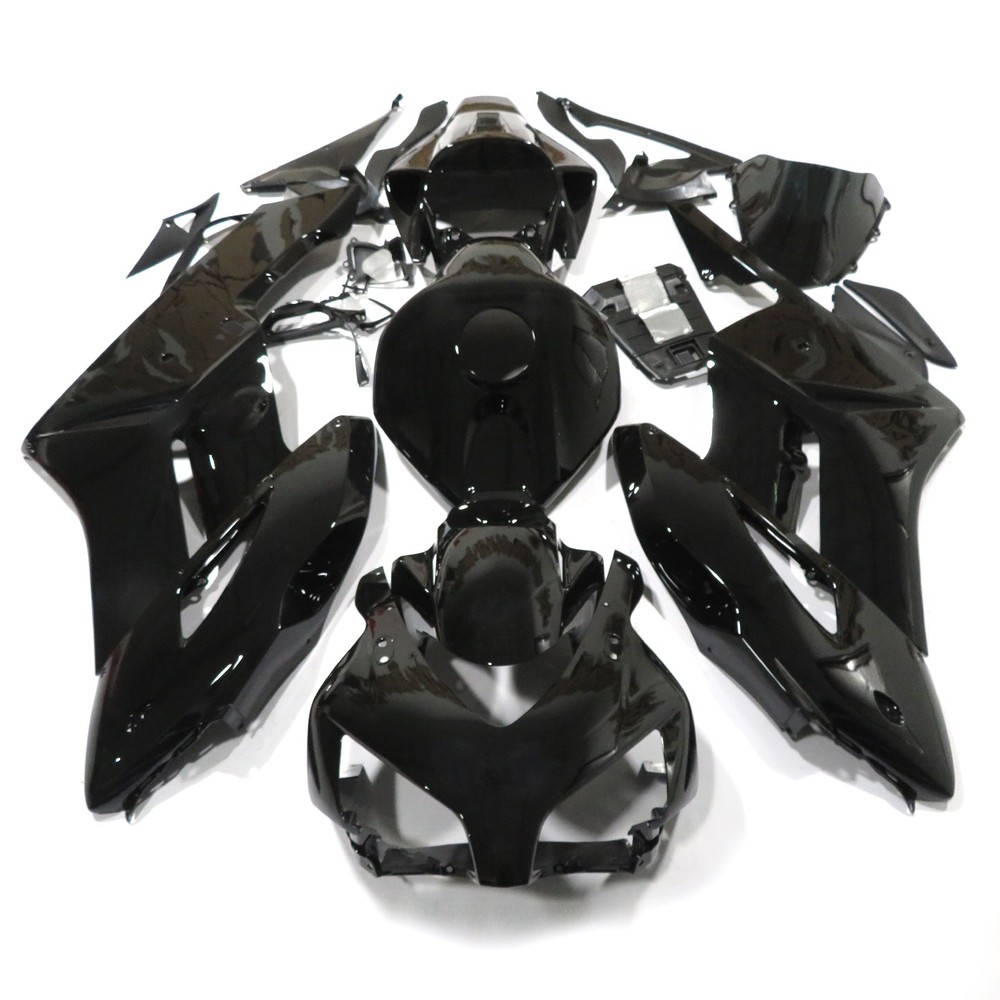 Glossy Vivid Black Fairing Body Kit Bodywork For Honda CBR1000RR 2004 2005 US