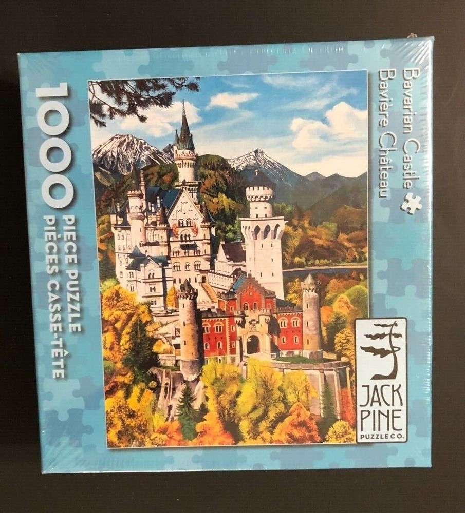 Bavarian Castle Jack Pine Cobble Hill 1000 Pieces Jigsaw Puzzle New
