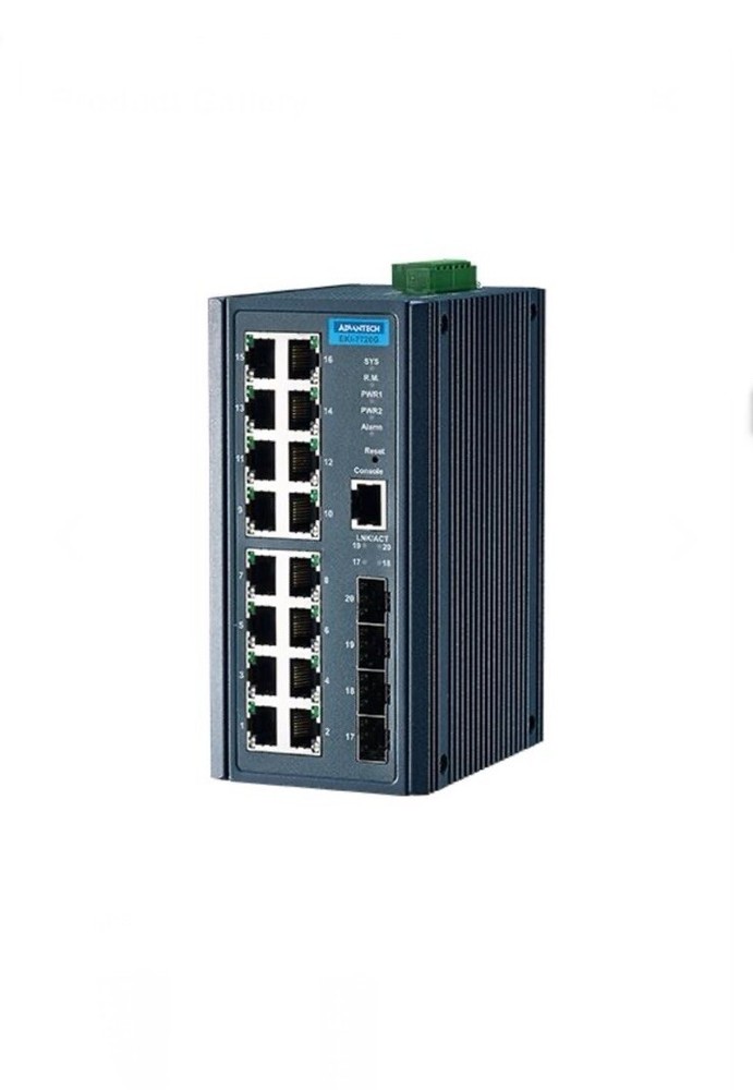 ADVANTECH EKI-7720G-4FI-AE 16G+4SFP Managed Ethernet Hernet Switch Wide Temp