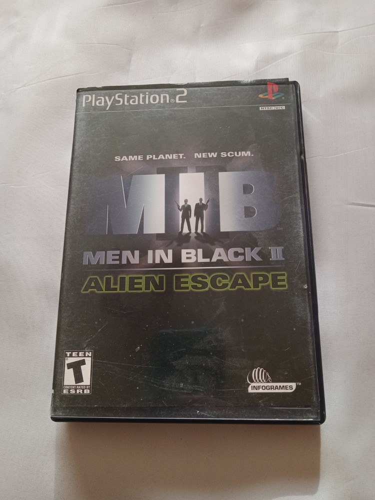 Men in Black II: Alien Escape (Sony PlayStation 2, PS2, 2002) Complete Tested