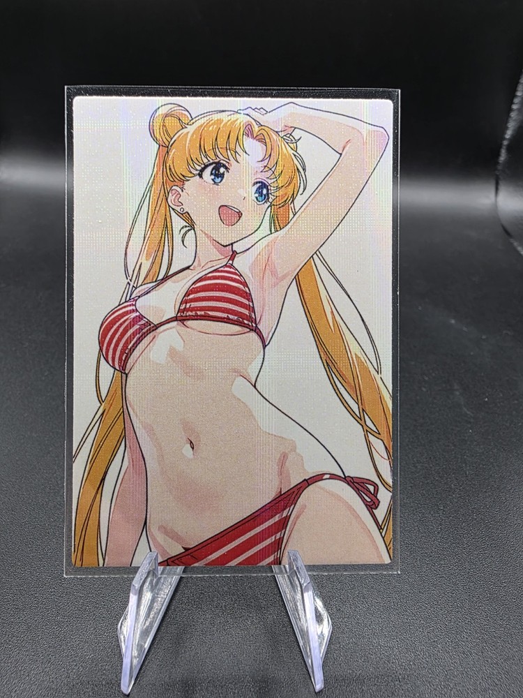 Usagi Tsukino Sailor Moon Holographic Anime Collectible Trading Card