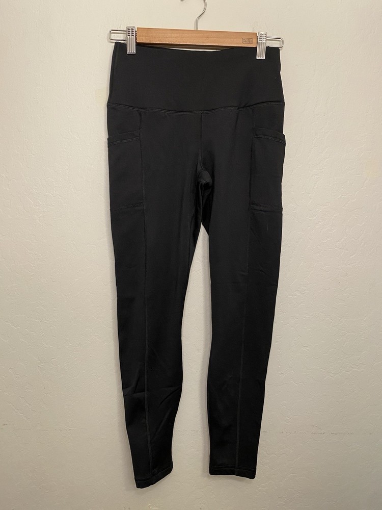 90 Degree by Reflex Women’s Black Activewear Yoga Leggings Size S