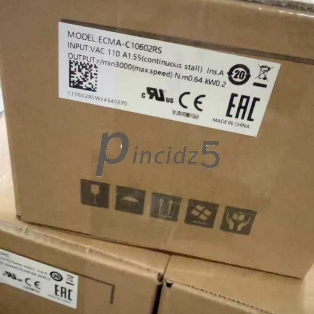 1PCS New Delta In Box Servo Motor ECMAC10602RS ECMA-C10602RS Fast Shipping