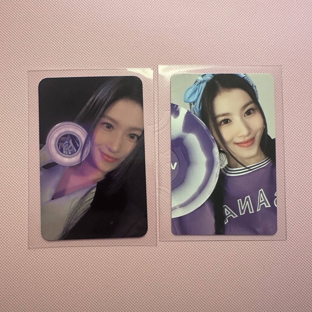 TWICE Sana Official Photocard 2pc Set- Once 4th Fanclub Preorder Candy Bong