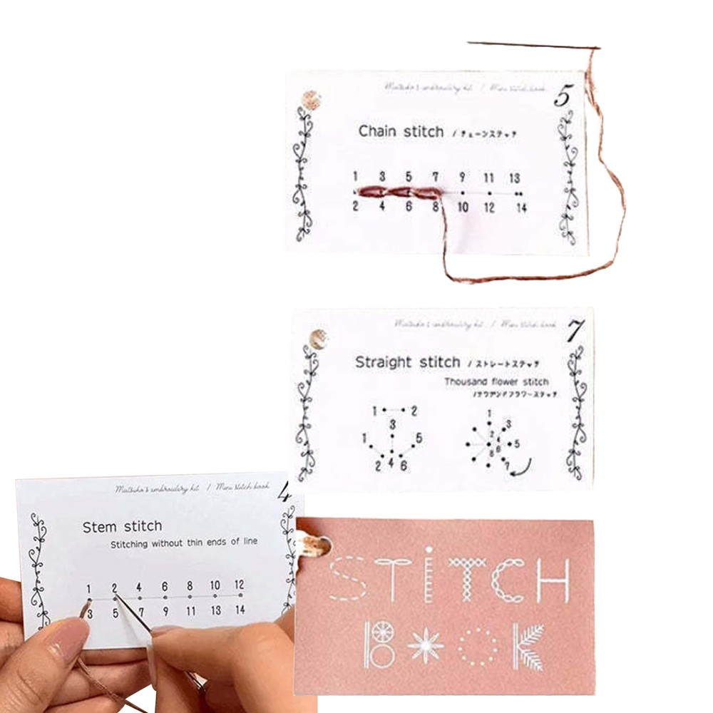 Mini Sewing Book to Boost Embroidery & Stitching Skills  