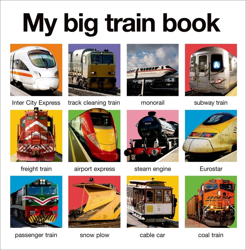 My Big Train Book (My Big Board Books) by Priddy