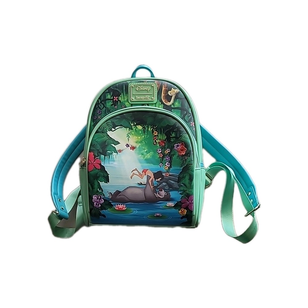 Loungefly Disney The Jungle Book Mowgli & Baloo Mini Backpack & Wallet Set! NEW!