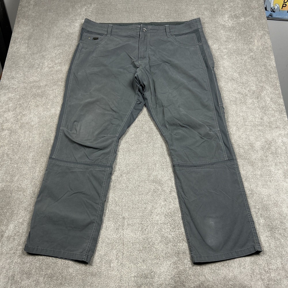Kuhl Pants Mens 42x30 Gray Radikl Canvas Hiking Outdoor Trail 5 Pocket #5109