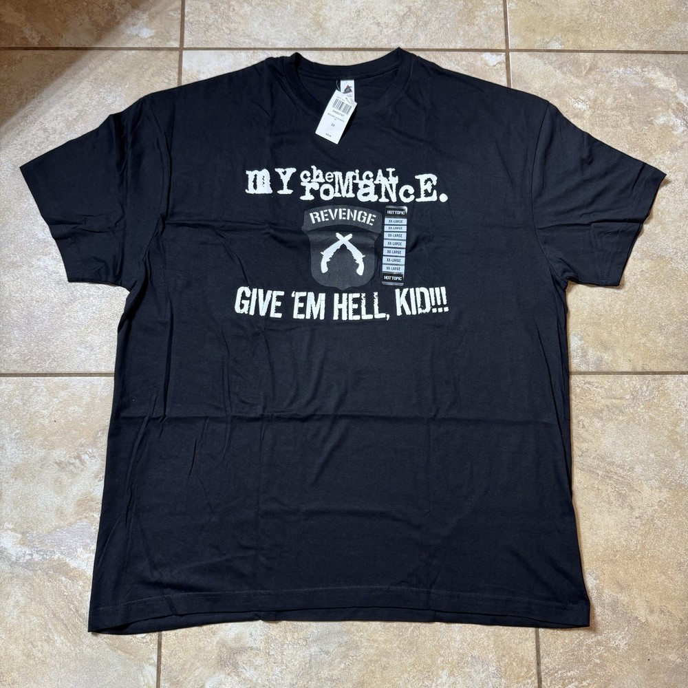My Chemical Romance Give 'Em Hell Kid T-Shirt 2XL Black New With Tags