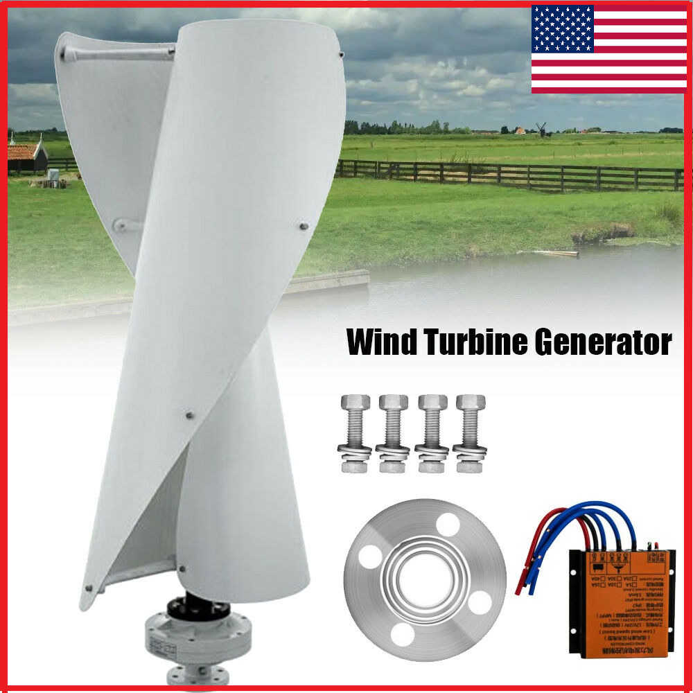 400W 12/24V Wind turbine generator Vertical axis New Mppt controller Free energy