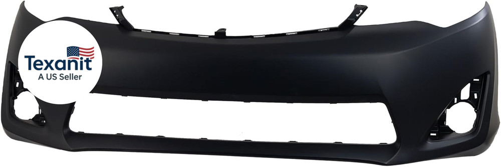 Front Bumper Cover for 2012-2014 Toyota Camry, Primed, for L/Le/Xle/Hybrid Model