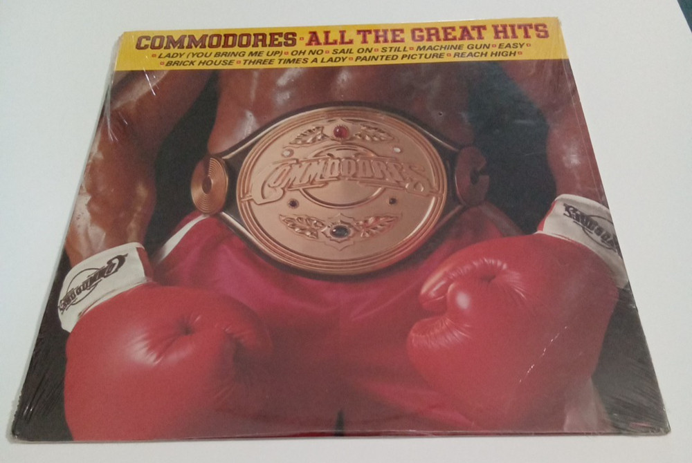 Commodores All The Great Hits 1982 MOTOWN 6028ML 33 RPM Vinyl SEALED
