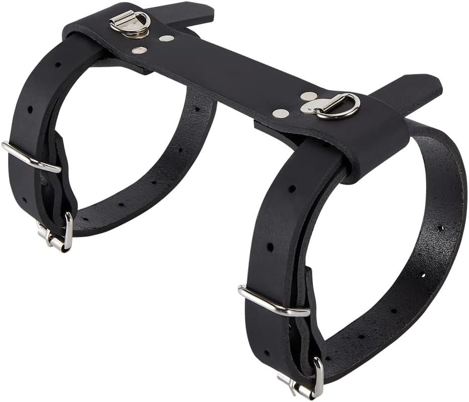 Black Leather Blanket Holder For Motorcycle Heavy Duty Genuine Leather Carry ...