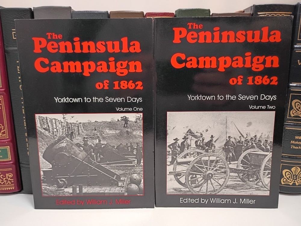 Peninsula Campaign 1862 Yorktown Seven Days Vol 1 2 Miller Savas Civil War PB VG