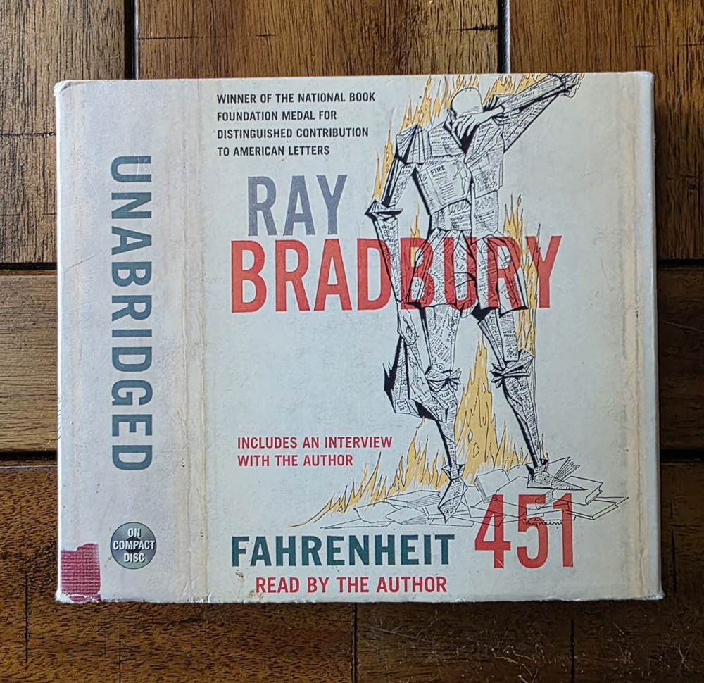 Fahrenheit 451 Unabridged CD by Ray D Bradbury Audiobook Read by Author