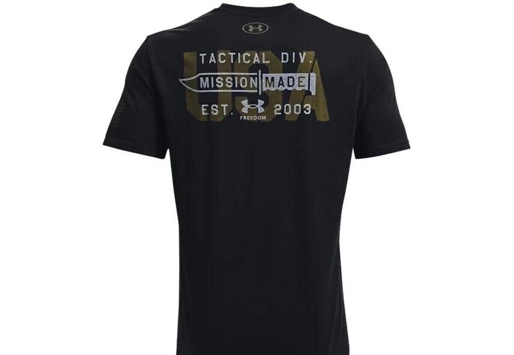 Under Armour Tshirt UA Cotton Blend Graphic Short Sleeve Tshirt Size SMALL (NWT)