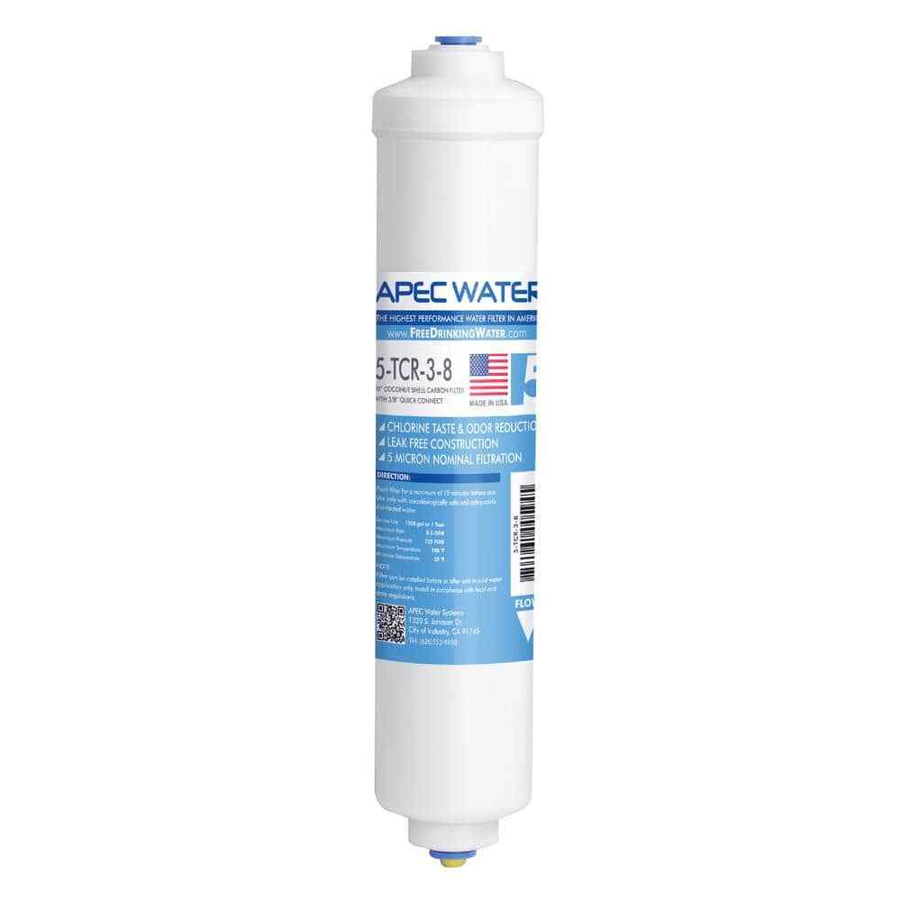 Ultimate 10 in. Inline Carbon Filter 3/8 in. Quick Connect