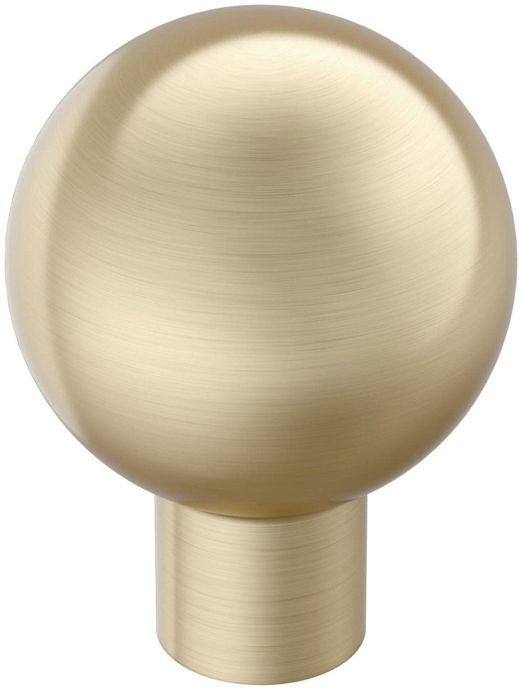 Amerock BP37660 Coble 1-1/8 Inch Smooth Round Cabinet Knob - Gold