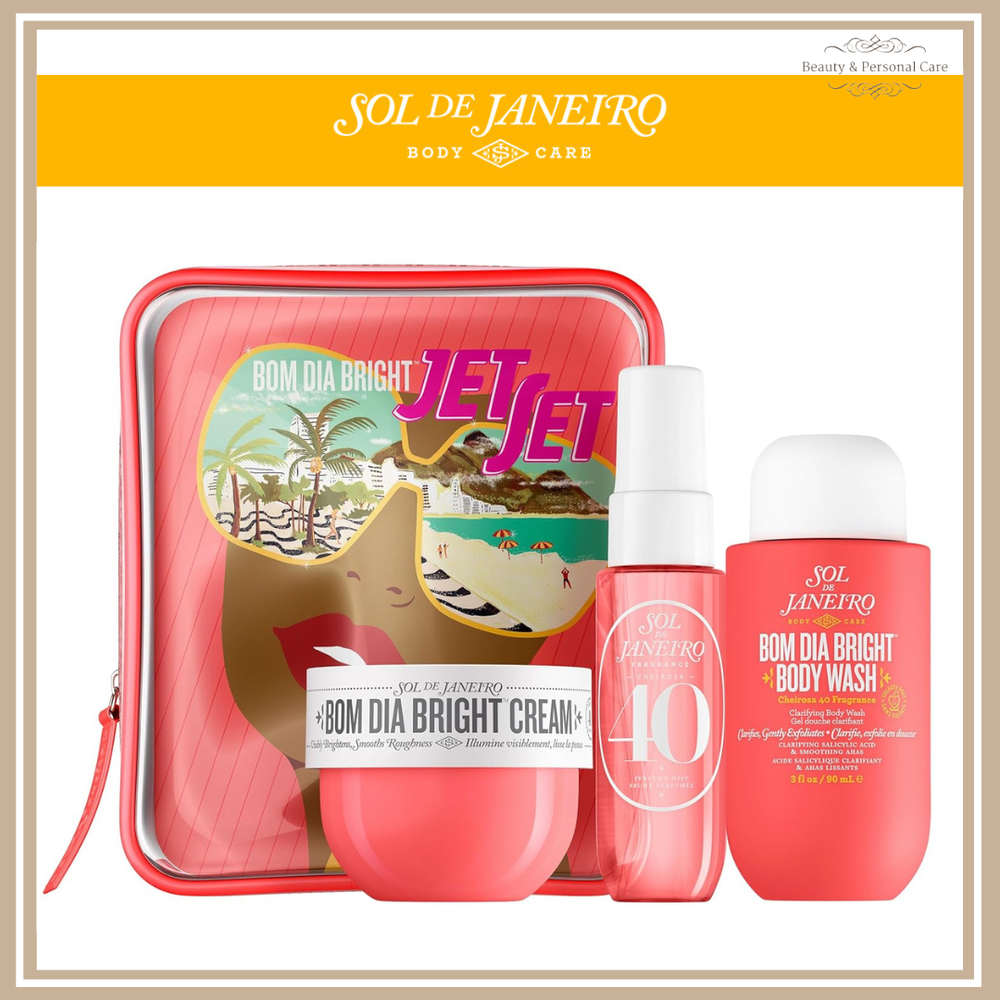 SOL DE JANEIRO Jet Set - Travel Kit with Body Wash, Body Cream & Perfume Mist