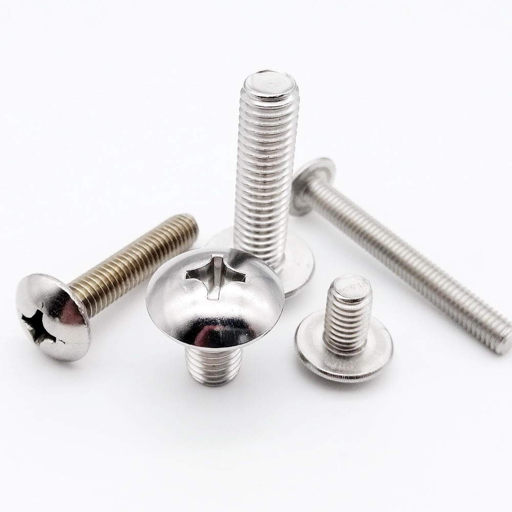 M2 M2.5 M3 M4 M5 M6 304 Stainless Steel Phillips Truss Head Cross Pan Screw Bolt