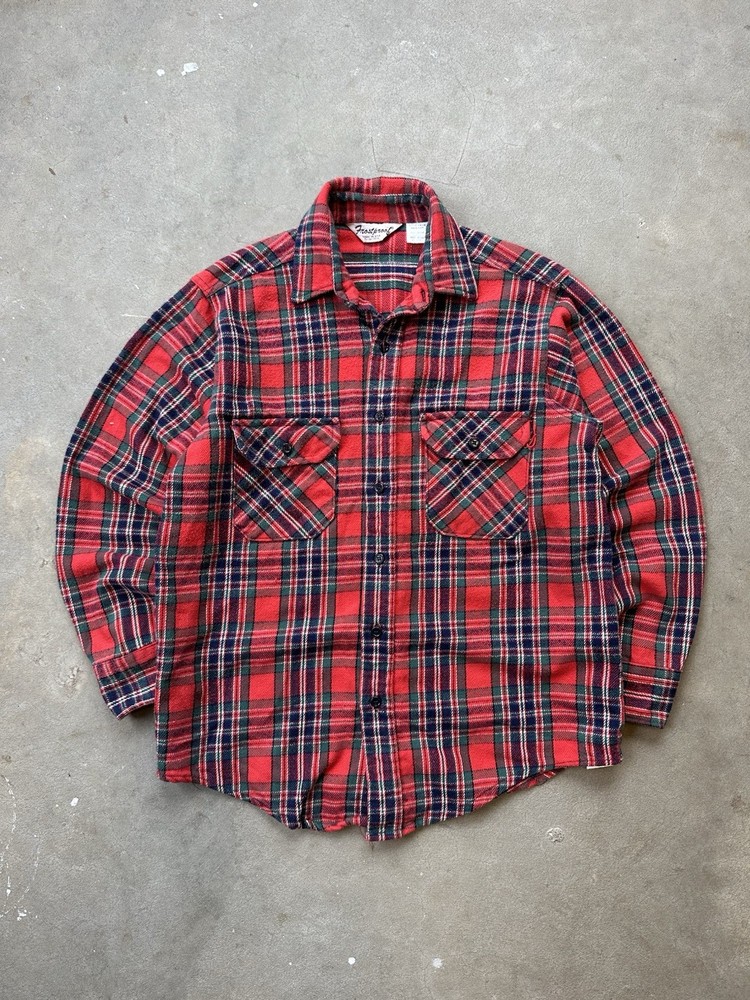 Vintage Frostproof Flannel Shirt Mens Medium Multicolor Plaid Button Down USA