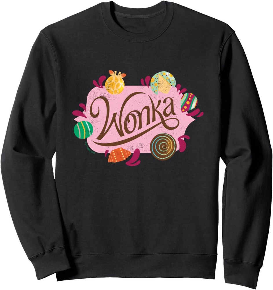 Wonka - Logo & Candy Sweatshirt