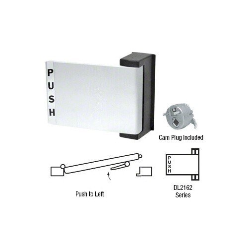 CRL Chrome Universal Push-Pull Paddle Handle - Push to Left DL216CH