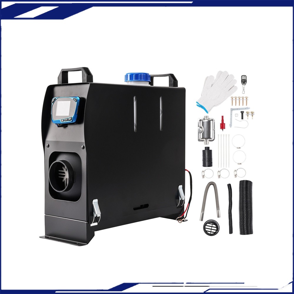 12V 5KW All In One Diesel Air Heater LCD Thermostat Boat Motorhome Truck Trailer