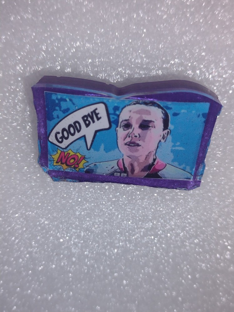 Stranger Things 5  Eleven Good Bye Handmade Comic Art Pin