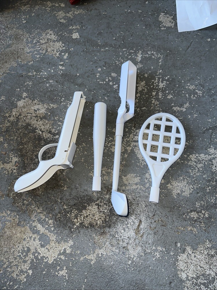 Wii Sports Remote Accessory Bundle Tennis Baseball Golf Fishing Cooling Fan Bag