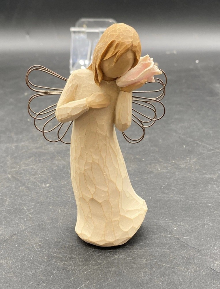 Willow Tree Thinking Of You Angel Figurine Wire Wings