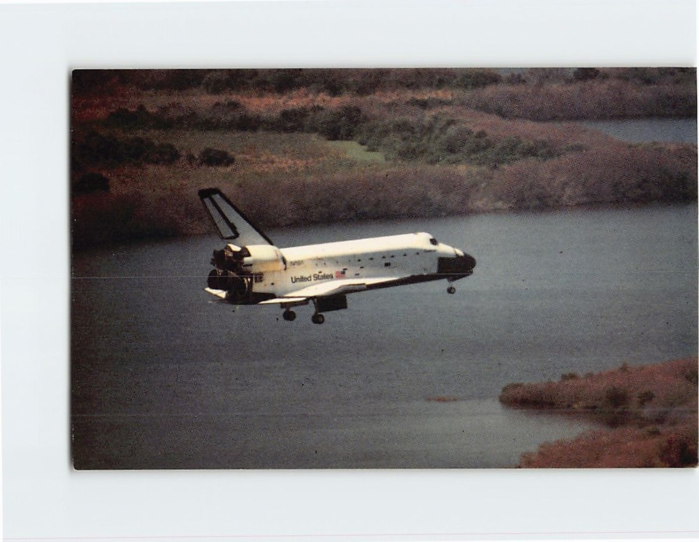 Postcard Space Shuttle Challenger Kennedy Space Center Merritt Island FL USA