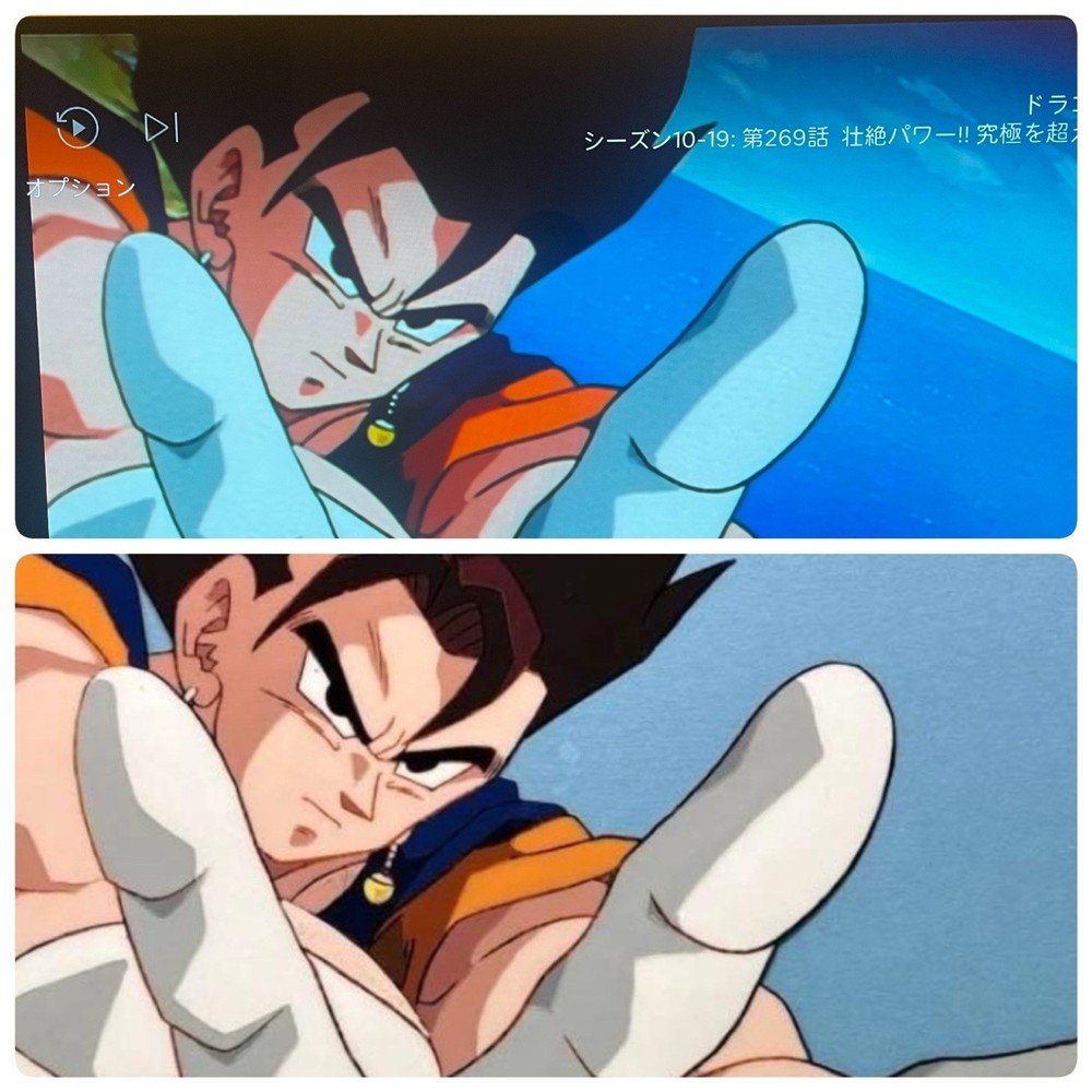 Dragon Ball Z Vegeto/ Vegito Original Production Cel Toei Animation DBZ Goku