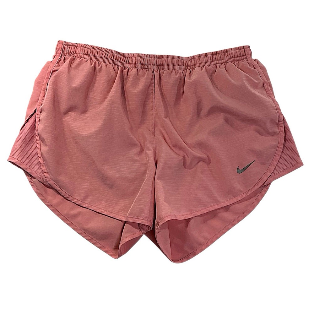 Nike Dri-FIT Women's Pink Athletic Running Shorts Elastic Waist Lined Small